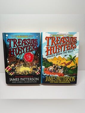 Treasure Hunters HC Books 1,2 Danger Down the Nile James Patterson, Grabenstein